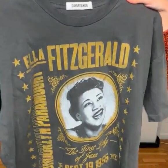 DAYDREAMER Ella Fitzgerald Brooklyn Paramount Tees New without Tag MSRP $98 - Picture 5 of 6